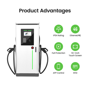 Estación de Carga Rápida para Vehículos CCS1/CCS2 de 240 kW con Conexión de Red 4G/Wifi, Tipo Pilar, con OCPP 2.01 - Product Image 1