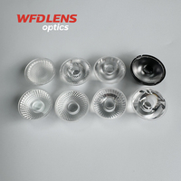 Lentille LED Puck de 30 mm de diamètre 3 °   15 °   30 °   45 °   60 °   1020 °   Réflecteur de lentille optique