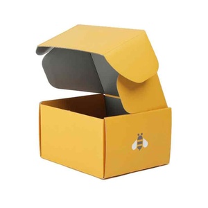 Custom Rigid Hard Hat Wig <b>Paper</b> Box Packaging Corrugated Kraft Mailing Mailer Boxes with Embossing and Recycled Materials - Product Image 1