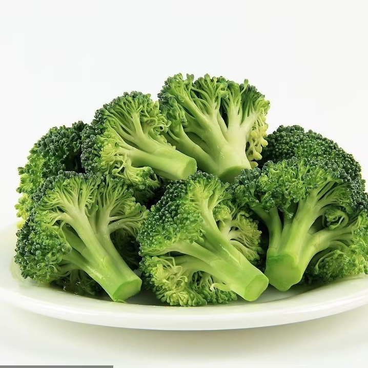 Organic 20-25mm Freeze-Dried Broccoli Flakes Fresh FD Vegetables with Sweet Flavor Healthy Bulk Instant Foods for Cooking