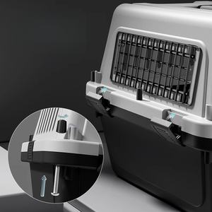 <span class=keywords><strong>Pet</strong></span> Porter Moda Köpek Taşıma Çantası 15-20 Lbs Uçakta Taşıma İzinli Çevre Dostu Baskılı Evcil Hayvan Taşıyıcısı Düğmeli Dayanıklı Plastik Gövde - Product Image 3