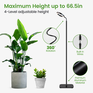 Mới trong kho lớn phát triển đèn với bộ đếm thời gian tự động điều chỉnh chiều cao và 10 cấp độ mờ để kiểm soát chu kỳ tăng trưởng - Product Image 4