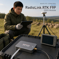 Module GPS RadioLink RTK F9P de précision centimétrique pour la cartographie et la topographie par drone, compatible avec le contrôleur de vol Pixhawk