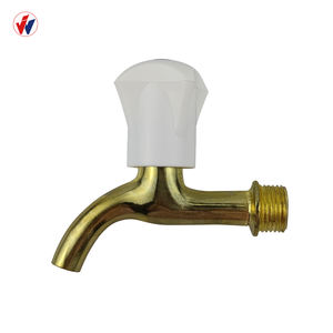 Style russe 1/2 \ "robinets de robinet de buse d'eau en alliage de Zinc nickelé ménage connexion rapide robinet d'eau boule OEM - Product Image 4