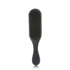 Boar Bristle Hairbrush Oblong Paddle <b>Brush</b> Solid Wood Handle For Smooth Hair Care - Product Image 3