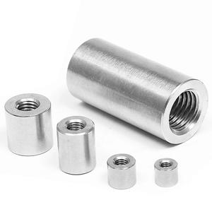 ステンレス鋼M2-M16増粘丸カップリングナット延長ねじスリーブロッドスタッドコネクタハードウェア304 <span class=keywords><strong>316</strong></span> - Product Image 1