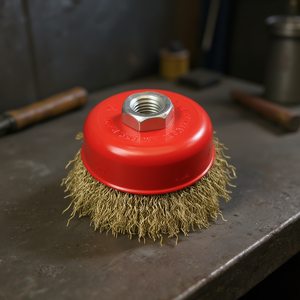 Cepillo de alambre corrugado Ttake M14 de acero 6500 Giri Min - Product Image 3