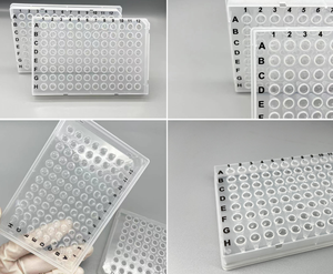 <span class=keywords><strong>96</strong></span> Well PCR Plate 0.2ML 200ul jupe complète transparente avec <span class=keywords><strong>SBS</strong></span> pour Style ABI - Product Image 5