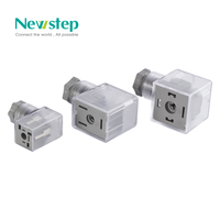 Conector de válvula solenoide de enchufe eléctrico de código B C tipo DIN 43650 conector de válvula solenoide de enchufe eléctrico para LED