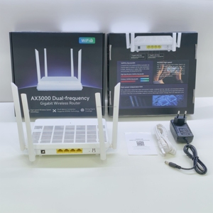 WR3000G 3000Mbps Speed Dual-Band AX3000 WiFi6 4 Antennas <b>Wireless</b> Outdoor Portable <b>Wireless</b> WiFi6 Router - Product Image 1