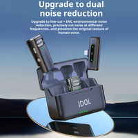 Microfono Lavalier Wireless Professionale con Design Magnetico, Microfono da Studio con Cancellazione del Rumore per Creatori di Contenuti