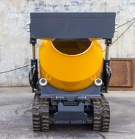 HIGHTOP-Mini bétonnière HT750Y, petit camion bétonnière à chargement automatique, tambour inclinable de 750kg