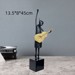 Wholesale Metal Sculpture, Geometric Design Angel Figurine for Home and Gift Decor - Product Image 4