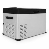 Réfrigérateur de voiture portable professionnel, compresseur 12V/24V/AC, congélateur à refroidissement rapide -20°C pour camion et camping