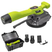 Vibrateur de carrelage industriel et DIY 12V à batterie, moteur sans balais 200W, ventouse à capacité d'adsorption de 75 kg