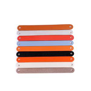 Poignées de sac en cuir PU, couleur unie, durables, pour boîtes cadeaux et sacs, style 1 2 3 4 - Product Image 1