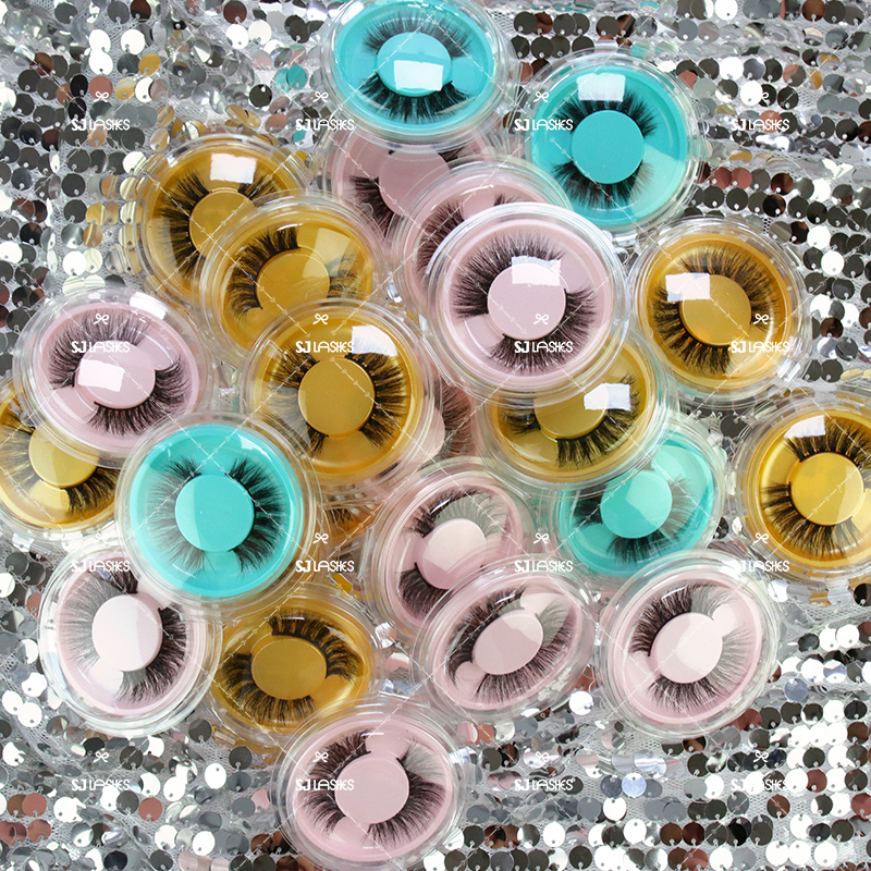 ถาดกลมสีสันสดใสพร้อมกล่องใส