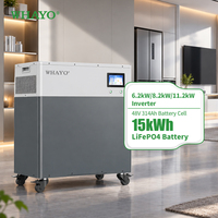 Système de stockage d'énergie tout-en-un Whayo 15 kWh 16 kWh avec onduleur solaire hybride 6,5 kW 8,2 kW 11,2 kW pour la maison