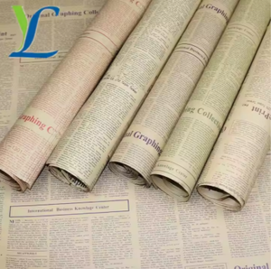 Op Maat Gemaakt Waterdicht Dubbelkleurig Bloeminpakpapier Duurzaam Dubbelzijdig Harscoating Voor Productievakmanschap - Product Image 2