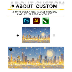 Fikir hediye toptan özel Mousepads kış promosyon ofis aksesuarları logo ile ısıtmalı bilgisayar sümen - Product Image 2