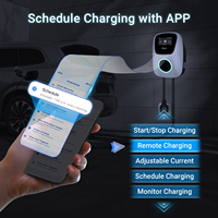 Tera US 11kw chargeur ev portable Level2 J1772 48A 240V IP66 Station de charge de véhicule électrique mural APP contrôle W01