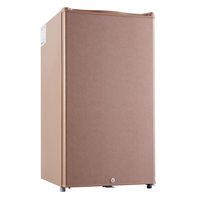 Mini réfrigérateur de bureau à porte unique de 91L à usage hôtelier et domestique bon marché avec boîte de congélation pour tout le marché