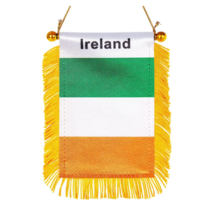 Drapeau de pays du Panama imprimé double face de haute qualité Mini bannière frangée à accrocher à la fenêtre de la <span class=keywords><strong>voiture</strong></span> - Product Image 6