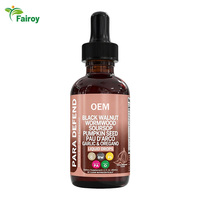 Grossiste en gouttes liquides à base de plantes : Coques de noix noires, Absinthe, Graines de citrouille, Ail, Origan, Shilajit, Extrait de corossol – OEM ODM Vente en gros