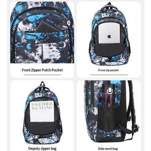 Custom logo New Outdoor Sports Travel Leisure Back Pack Oxford <b>Waterproof</b> Camouflage Schoolbag Bagpack <b>School</b> Student <b>Backpack</b> - Product Image 3