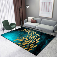 Fabricant en gros, tapis de sol en fourrure de style chinois imprimé en 3D, décoration intérieure, grands tapis pour le salon