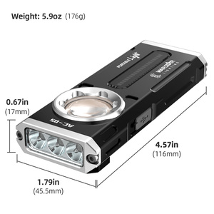 Linterna EDC Recargable USB Magnética <span class=keywords><strong>de</strong></span> 2800LM con Luz Lateral RGB, Resistente al Agua IP55, Regalo Perfecto para Entusiastas del Aire Libre - Product Image 4