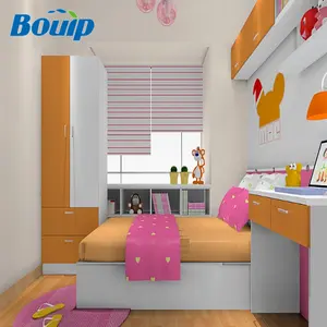 Màu Sắc Mới Độ Dày Khác Nhau 3Mm-25Mm Màu Cam Cả Hai Mặt Melamine MDF Formaldehyde Miễn Phí Cho Phòng Trẻ Em