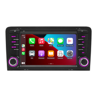 Radio FM Android con Pantalla HD de 7 Pulgadas y 4 Núcleos, WiFi, Carplay Inalámbrico, Android Auto para Audi A3, Reproductor de DVD para Auto