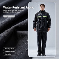 Ensemble imperméable unisexe pour adulte, pantalon et veste, résistant aux fortes pluies, réfléchissant, pour le cyclisme, le travail en extérieur, vente en gros