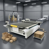 Plotter de Corte CNC de Cama Plana para Cartón Corrugado, Máquina Digital Automática para Cortar Cajas de Cartón, Mesa de Prototipado para Creación de Muestras