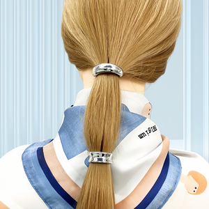 Soporte de coleta de metal plateado y dorado con pasador para el cabello, horquilla y <span class=keywords><strong>gancho</strong></span> para coleta - Product Image 5