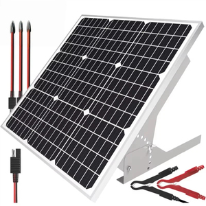 Panneau solaire monocristallin IBC Alecter APH-P59 haute efficacité 50W (21%) TUV d'urgence pour voiture, fourgonnette, remorque, camping-car - Product Image 1