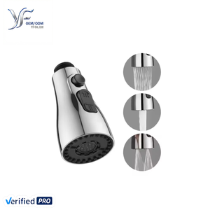 Adaptateur <span class=keywords><strong>de</strong></span> buse <span class=keywords><strong>de</strong></span> robinet universel YF 2026 rotatif à 720° à 3 modes |   Pommeau <span class=keywords><strong>de</strong></span> douche monocommande anti-éclaboussures en ABS brossé, économiseur d'eau - Product Image 1