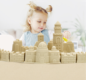 Vente en gros de jouets éducatifs DIY faits à la main pour enfants espace sensoriel coloré pour jeu de sable magique eau-non-humide avec du sable - Product Image 4