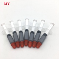Pâte thermique en silicone pour CPU 2g 3w/mk, seringue chauffante, graisse thermique