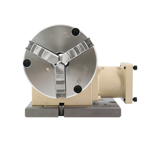 Hltnc K11-130 <span class=keywords><strong>5</strong></span> inch ba hàm <span class=keywords><strong>Chuck</strong></span> tailstock và trục quay một trục 4th trục cho CNC Router Khắc Máy phay - Product Image 3