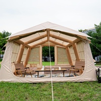 Tente gonflable chinoise 13,68 m² en Oxford 420D, grande tente de camping à structure pneumatique pour les acheteurs de catalogues de produits d'extérieur en gros