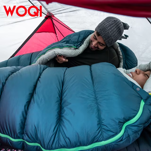 WOQI uomo e <span class=keywords><strong>donna</strong></span> <span class=keywords><strong>sacco</strong></span> <span class=keywords><strong>a</strong></span> <span class=keywords><strong>pelo</strong></span> freddo leggero e comodo Ripstop in Nylon per Backpacking e campeggio - Product Image 6