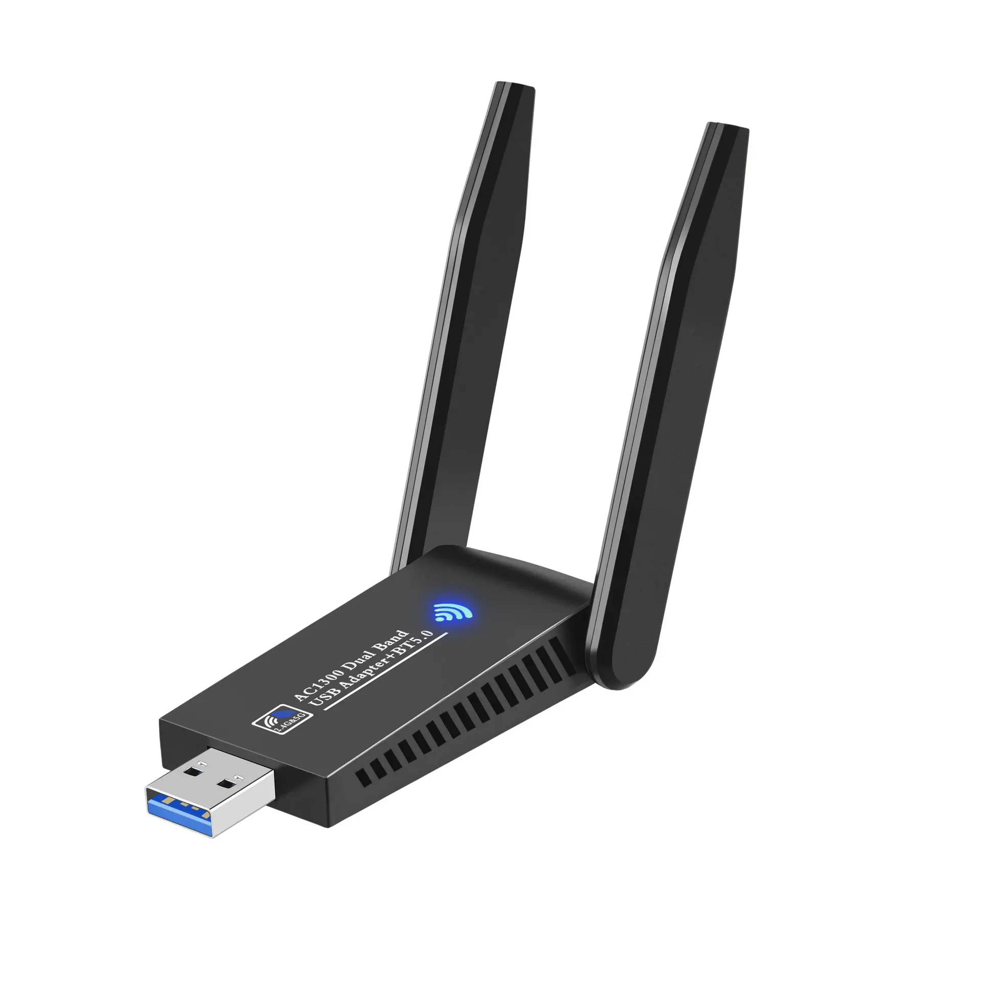 Sans fil Carte Réseau Gigabit 1300mbps 5g Double-Bande Pilote-Livraison Ordinateur Usb Wifi Récepteur