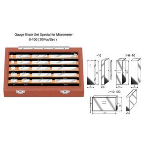 مقياس الانزلاق لمقاييس ميكرومتر 0 ~ (20) مقياس متوازي - Product Image 2