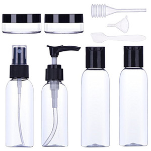 Set de viaje para rellenar botellas, envases cosméticos de plástico, descuento especial, set de artículos de aseo portátiles, botella de plástico - Product Image 2