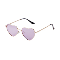 2025 Heart TAC Lunettes De Soleil Métal Cadre UV 400 Gafas De Sol Trendy Love Métal Coeur Lunettes De Soleil Polarisées