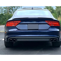 Aileron arrière noir A7 S7 C7(2011-2018) aileron de coffre arrière pour Audi A7 S7 C7 Aileron noir de style TIM