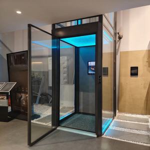 Ascensor Doméstico Compacto de Material Ignífugo para Interiores y Exteriores con Vaina de Vidrio, Elevador Hidráulico o de Tracción - Product Image 4