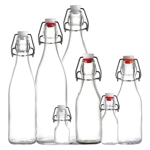 Mejor 8,5 oz DIY vidrio bebida cerveza Flip Top botellas Swing Top a prueba de fugas al por mayor Kombucha agua Kefir <span class=keywords><strong>Ginger</strong></span> <span class=keywords><strong>Ale</strong></span> - Product Image 6